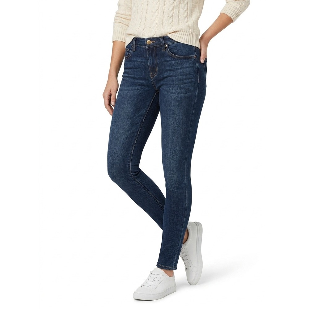 Kut from the Kloth Diana Skinny Jeans Dark Indigo Denim - Size 6